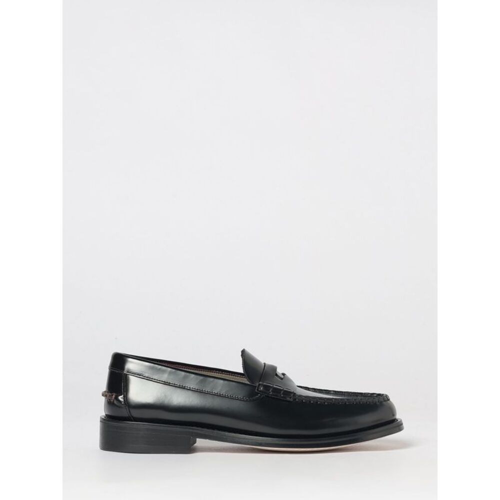 Paul Smith Men Paul Smith Brushed Leather Penny Loafers With Leather Sole